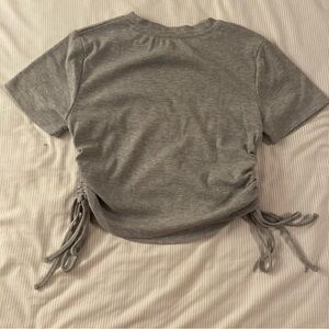 Women’s size large grey crop top